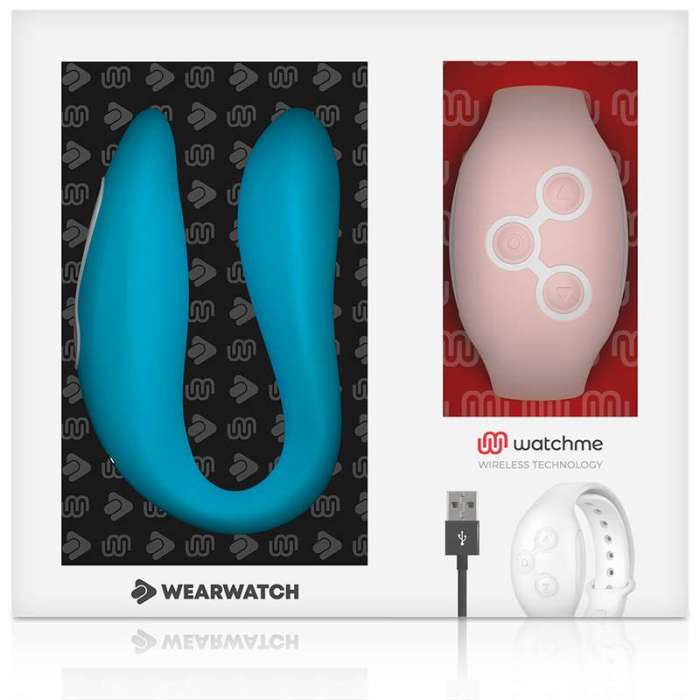 VIBRADOR DUPLA ESTIMULAÇÃO COM CONTROLE WATCHME - WEARWATCH