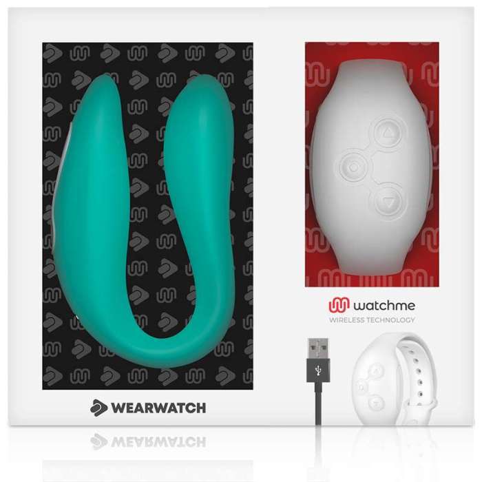 VIBRADOR DUPLA ESTIMULAÇÃO COM CONTROLE WATCHME - WEARWATCH