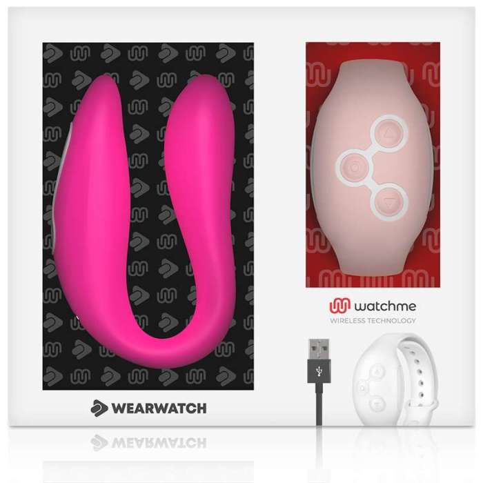 VIBRADOR COM CONTROLE REMOTO - WEARWATCH VIBRADOR DUAL  WATCHME