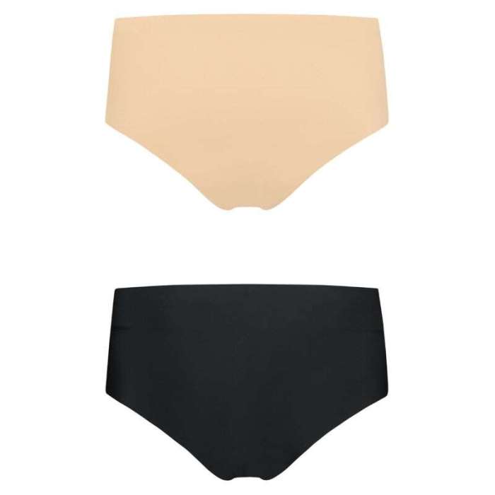 CUECAS - BYE BRA INVISIBLE HIGH BRIEF 2 PACK S