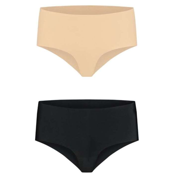 CUECAS - BYE BRA INVISIBLE HIGH BRIEF 2 PACK M