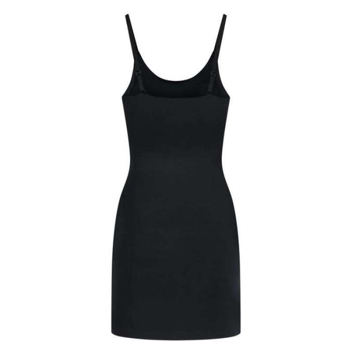 BYE BRA INVISIBLE SINGLE DRESS - BLACK XL