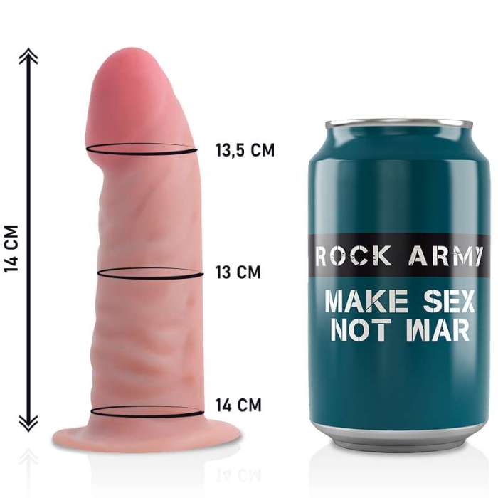 ARNÊS COM DILDO - ROCK ARMY 14CM