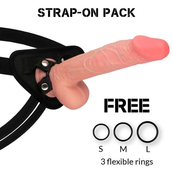 ARNÊS COM DILDO - ROCK ARMY