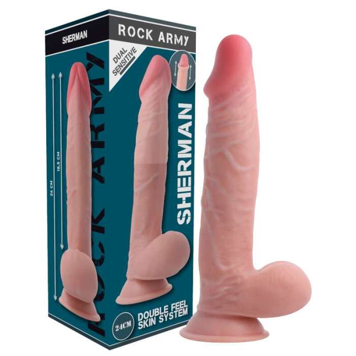 ARNÊS COM DILDO - SHERMAN DUAL INTENSITY