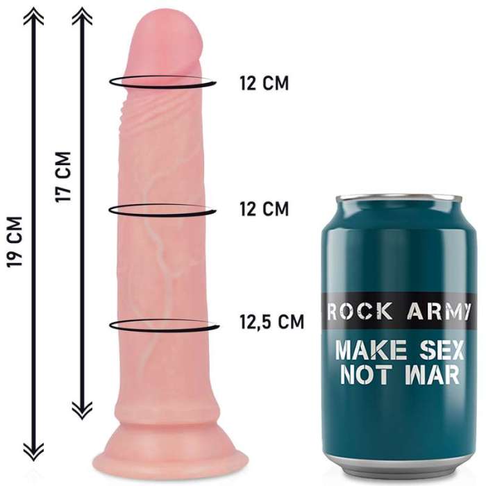 ARNÊS COM DILDO - ROCK ARMY 19CM