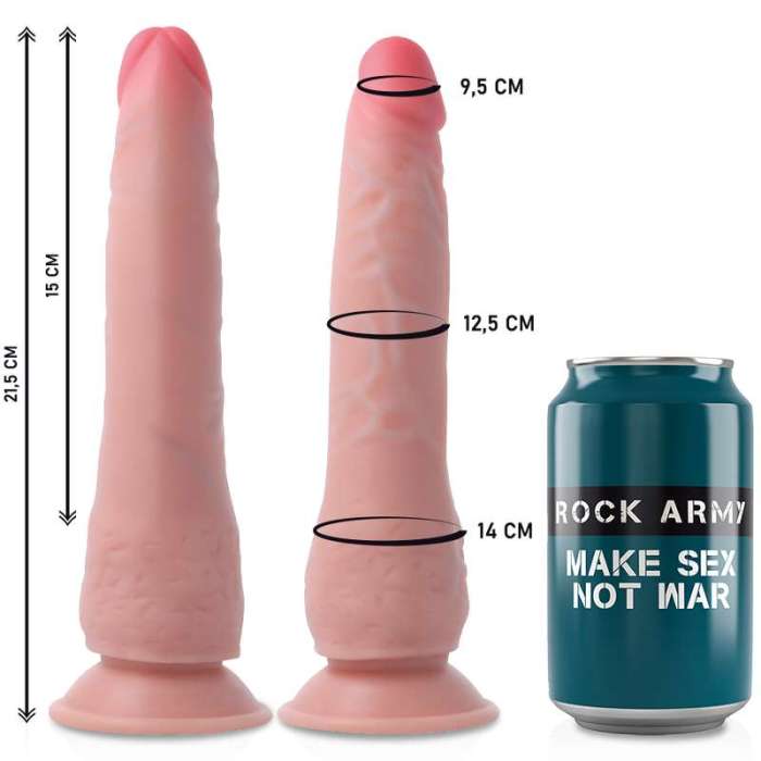 ARNÊS COM DILDO- ROCK ARMY 21,5CM