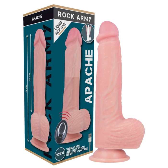 ARNÊS COM DILDO E COMANDO - ROCK ARMY