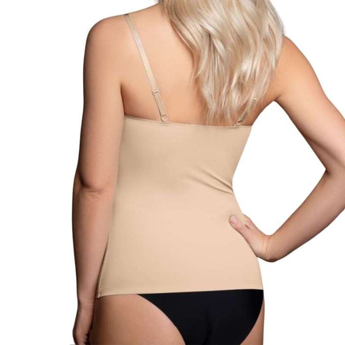 CAMISETA - BYE BRA INVISIBLE SINGLET LIGHT CONTROL - BLACK