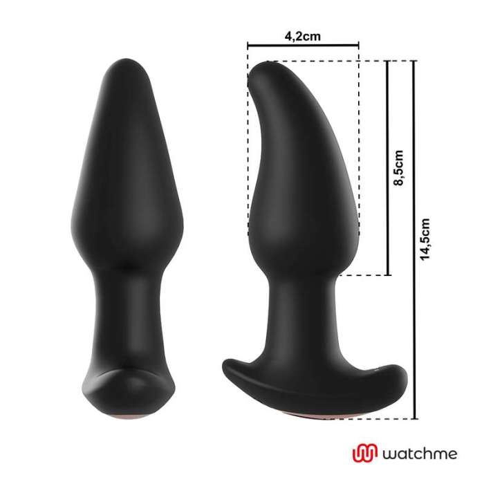 PLUG ANAL COM VIBRAÇÃO E CONTROLO REMOTO WATCH - ANBIGUO