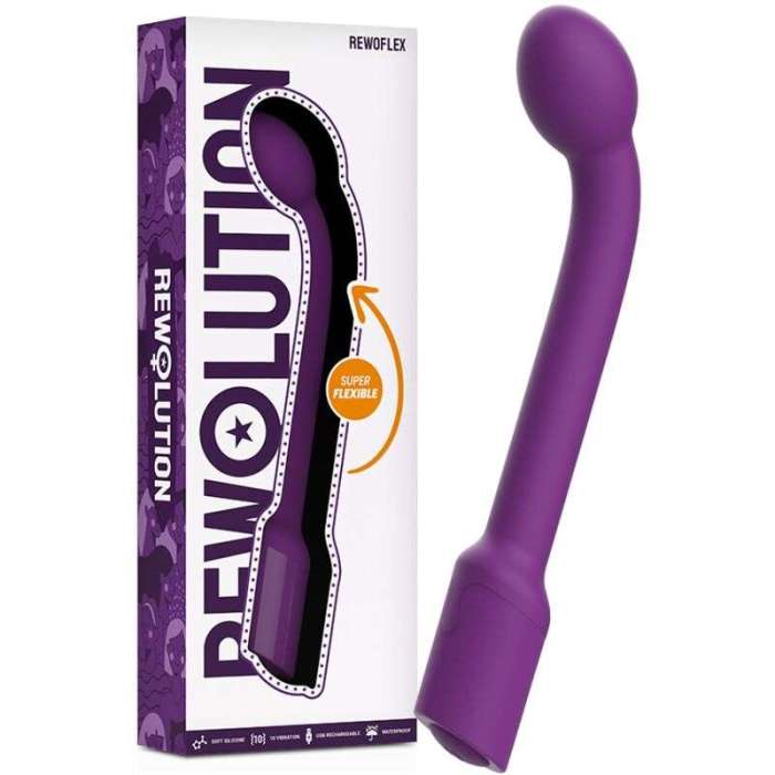 VIBRADOR FLEXIVEL G-POT - REWOLUTION REWOFLEX