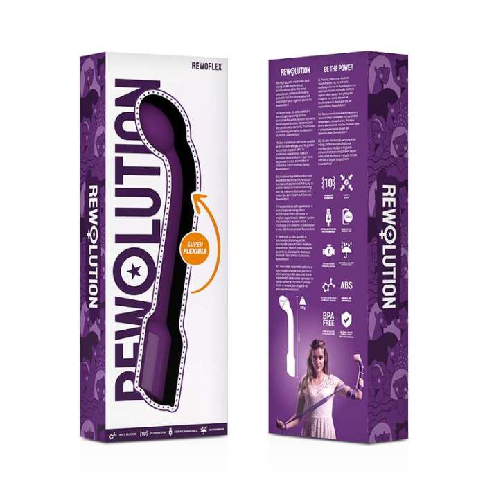 VIBRADOR FLEXIVEL G-POT - REWOLUTION REWOFLEX