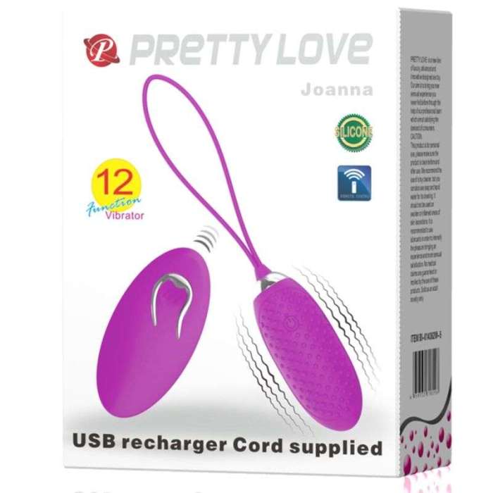 PRETTY LOVE JOANNA CONTROLE REMOTO VIBRANDO OVO 12 FUN