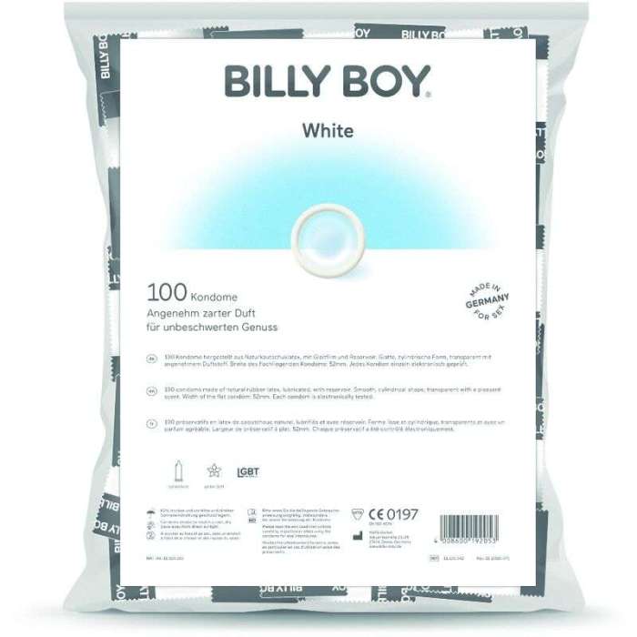 SACO DE PRESERVATIVOS BILLYBOY WHI...