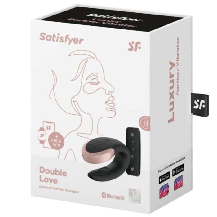 ESTIMULADOR PARA CASAL COM CONTROLE REMOTO - SATISFYER DOUBLE  PARTNER