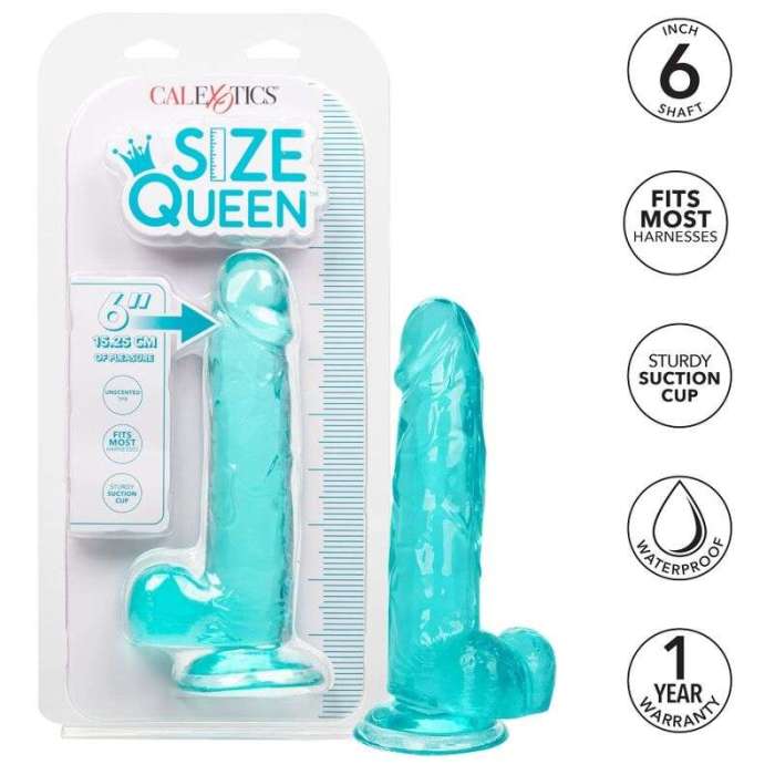 DILDO C/ VENTOSA - CALEX SIZE QUEEN - 15,3 CM