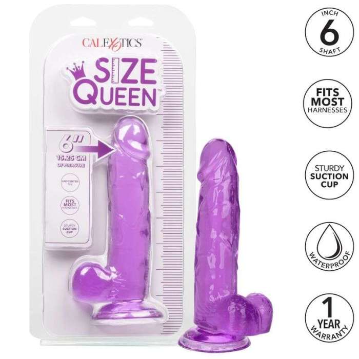 DILDO COM VENTOSA -  SIZE QUEEN 6