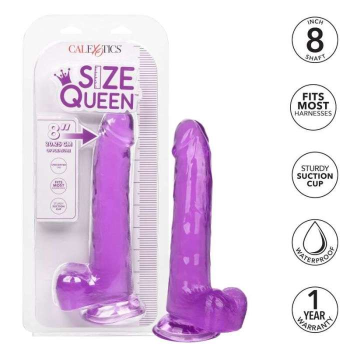 DILDO COM VENTOSA - CALEX 20,3 CM