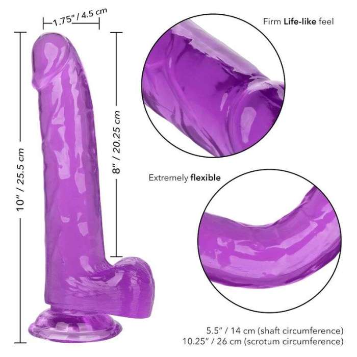 DILDO COM VENTOSA - CALEX 20,3 CM