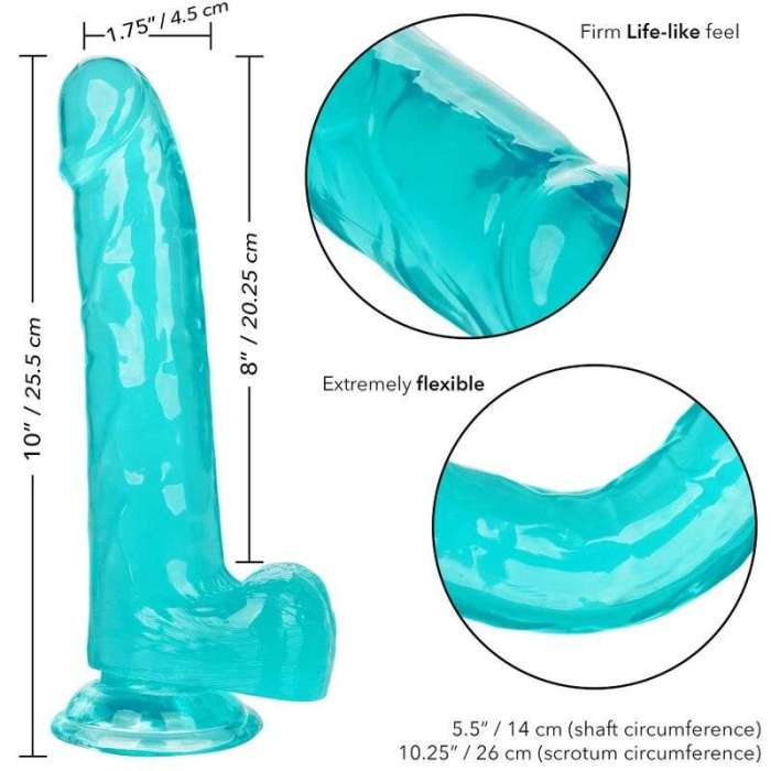 DILDO COM VENTOSA - CALEX 20.3 CM