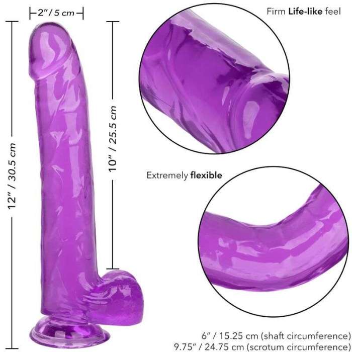 DILDO COM VENTOSA - CALEX 25,5 CM