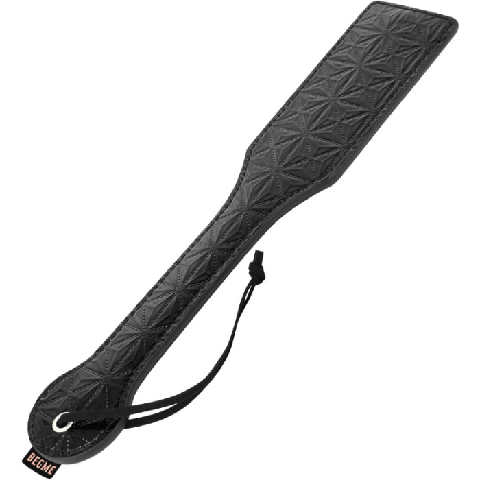 AÇOITADOR - BEGME BLACK EDITION VEGAN LEATHER PADDLE