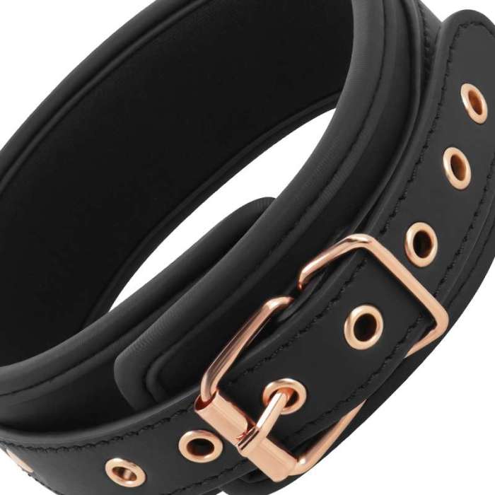 COLAR DE COURO VEGAN COM CLIP DE MAMILO - COQUETTE
