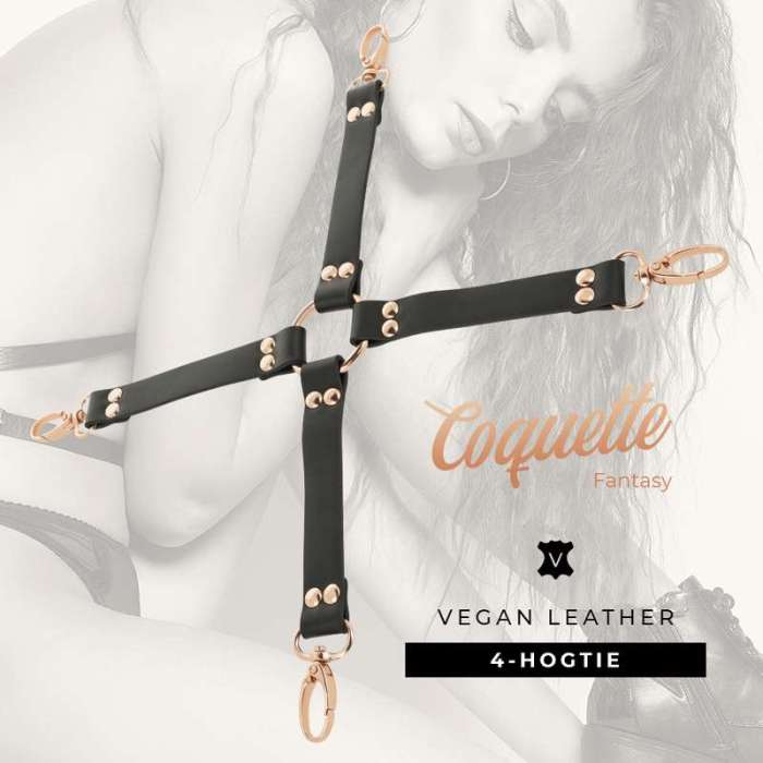 JUNTA DE GRAVATA DE COURO VEGAN - COQUETTE FANTASY