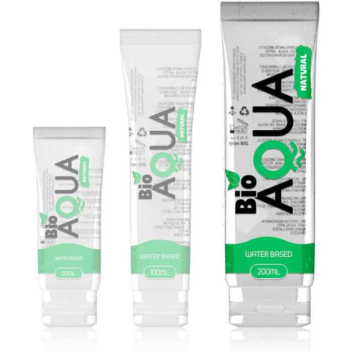 LUBRIFICANTE - BIOAQUA  INGREDIENTES NATURAIS