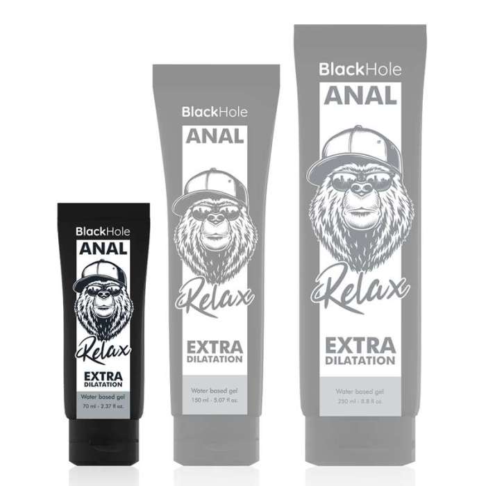 DILATADOR RELAXANTE ANAL - BLACK HOLE WATER BASE 70 ML