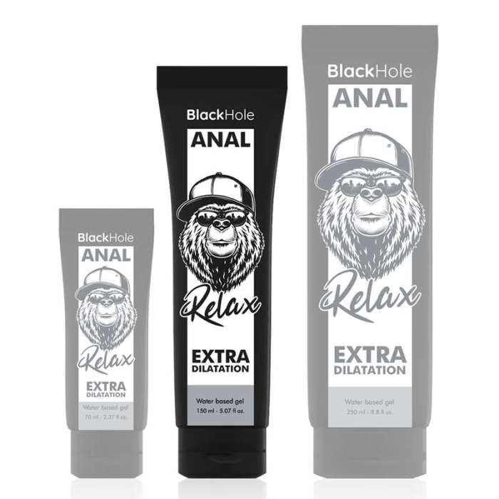 DILATADOR RELAXANTE ANAL - BLACK HOLE WATER BASE  150 ML