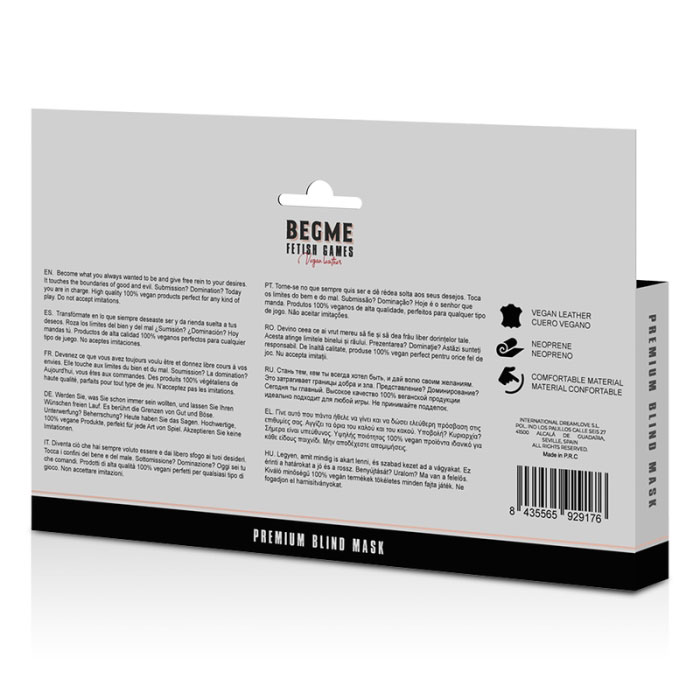MASCARA - BEGME BLACK EDITION PREMIUM BLIND MASK