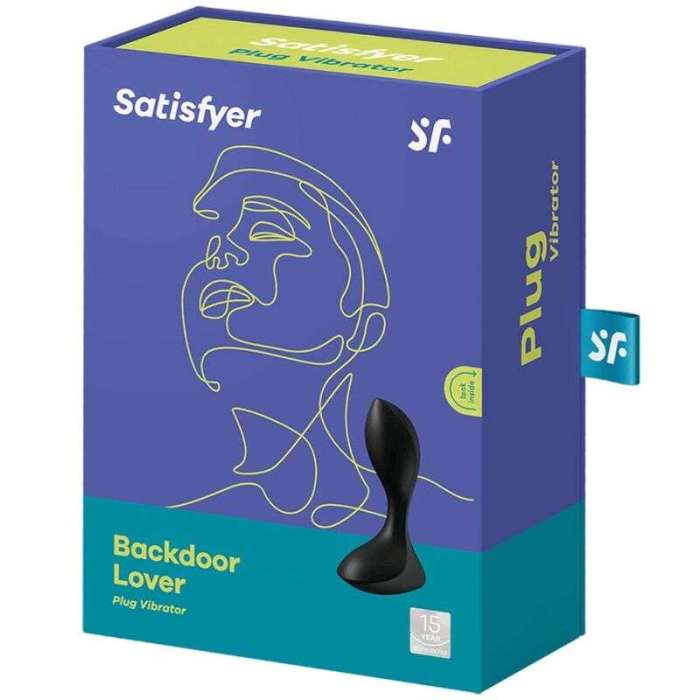 SATISFYER PLUG ANAL - PRETO
