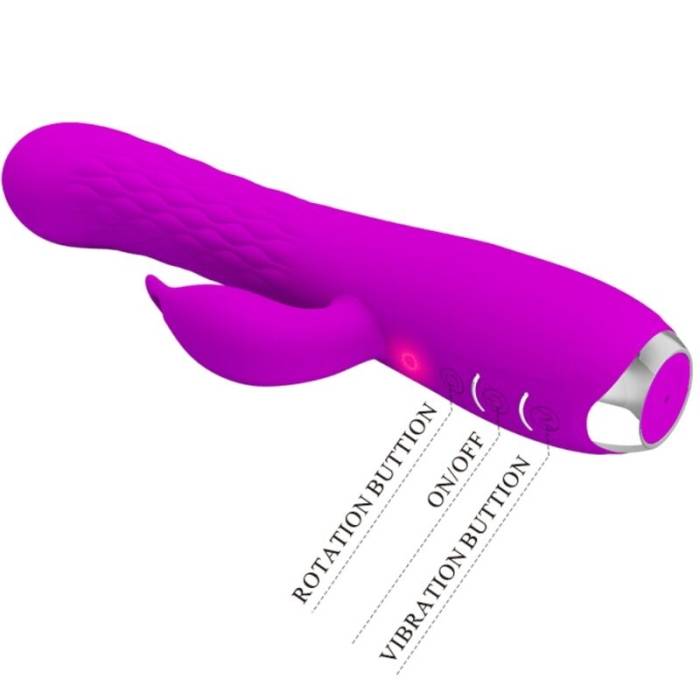 VIBRADOR GIRATÓRIO RECARREGÁVEL - MOLLY - PRETTYLOVE