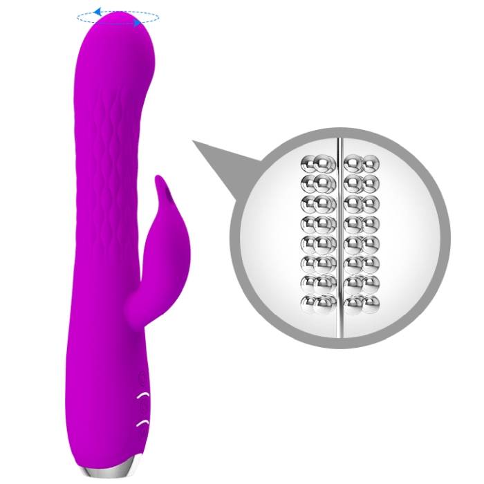 VIBRADOR GIRATÓRIO RECARREGÁVEL - MOLLY - PRETTYLOVE