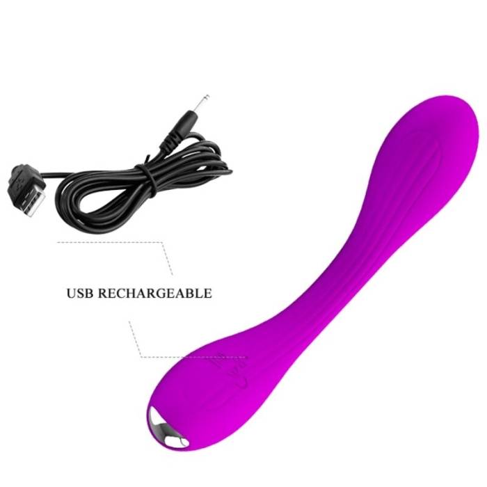 VIBRADOR DOBRÁVEL RECARREGÁVEL - YEDDA - PRETTYLOVE