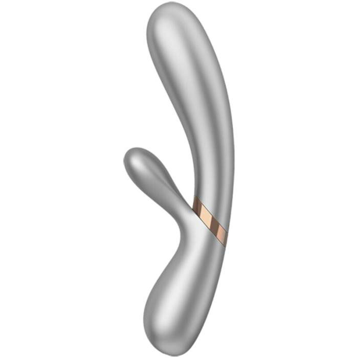 VIBRADOR DE AMANTE QUENTE SATISFYER - PRATA