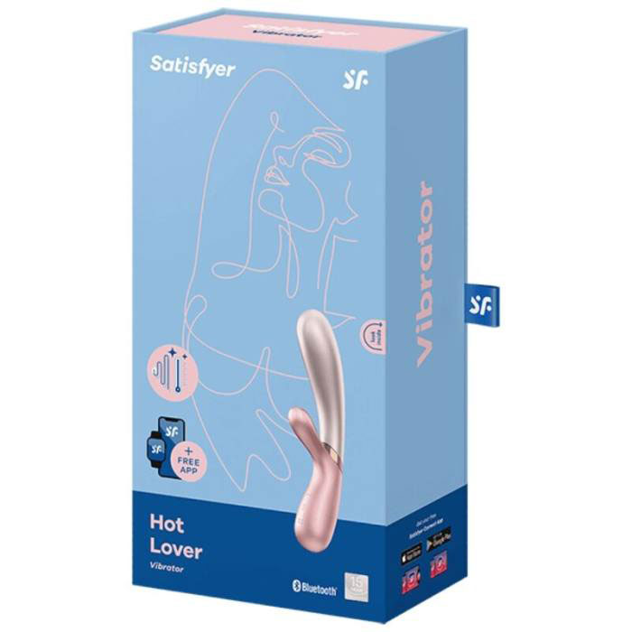 SATISFYER HOT LOVER VIBRATOR ROSE-BEIGE