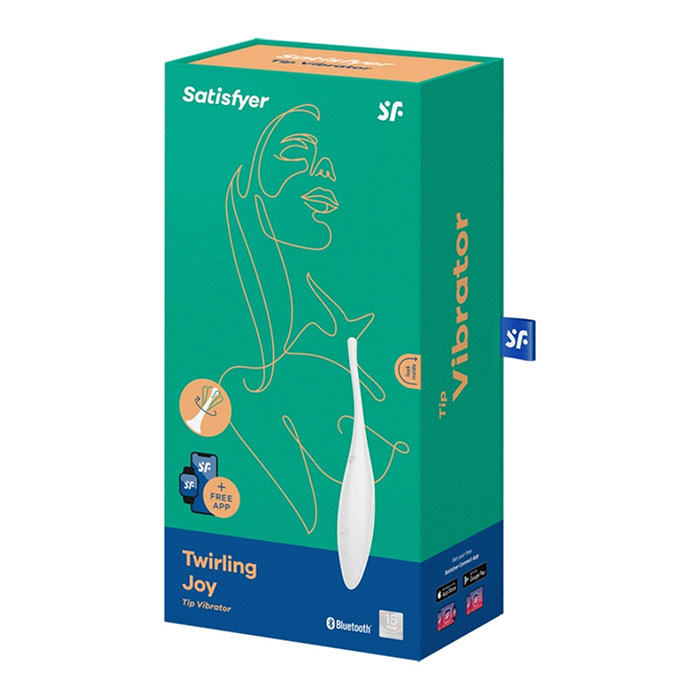ESTIMULADOR COM PONTA CIRCUALR COM APP - SATISFYER TWIRLING