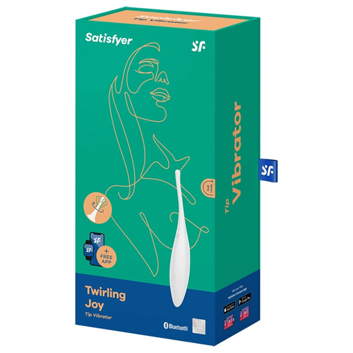 ESTIMULADOR COM PONTA CIRCUALR COM APP - SATISFYER TWIRLING
