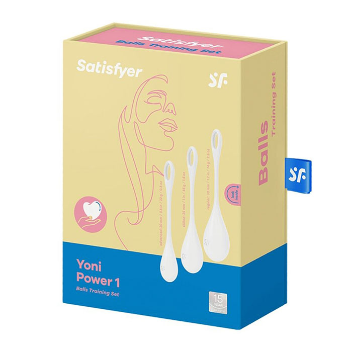 CONJUNTO DE TREINAMENTO KEGEL - SATISFYER YONI POWER 1