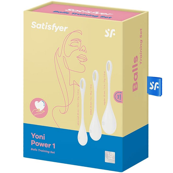 CONJUNTO DE TREINAMENTO KEGEL - SATISFYER YONI POWER 1