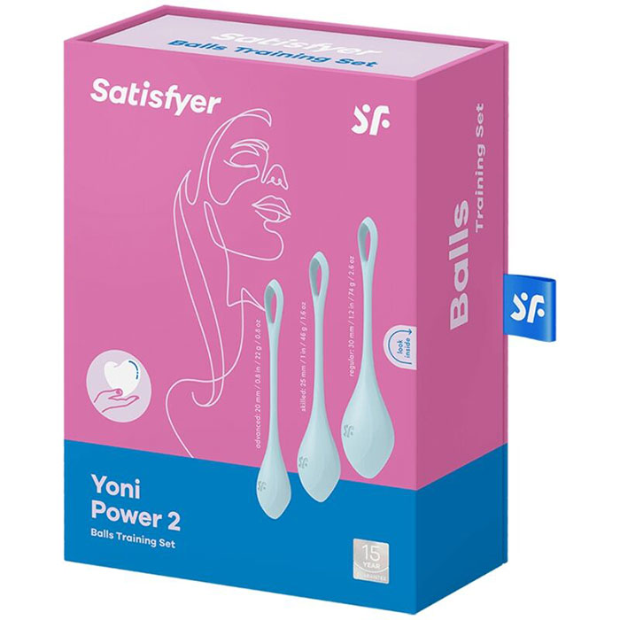 CONJUNTO DE TREINAMENTO KEGEL - SATISFYER YONI POWER 2
