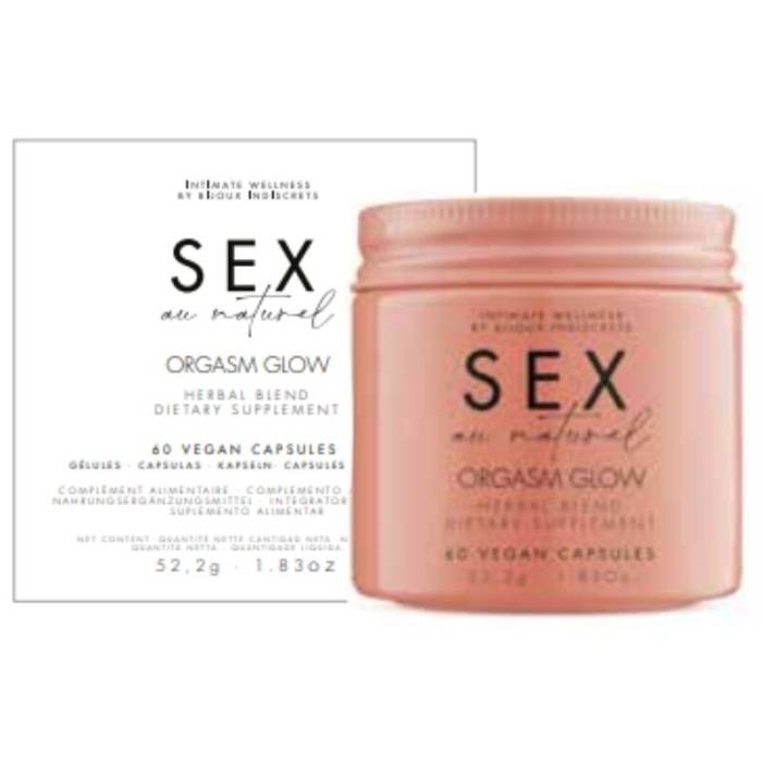 SUPLEMENTO ALIMENTAR ORGASM GLOW 60 COMPRIMIDOS