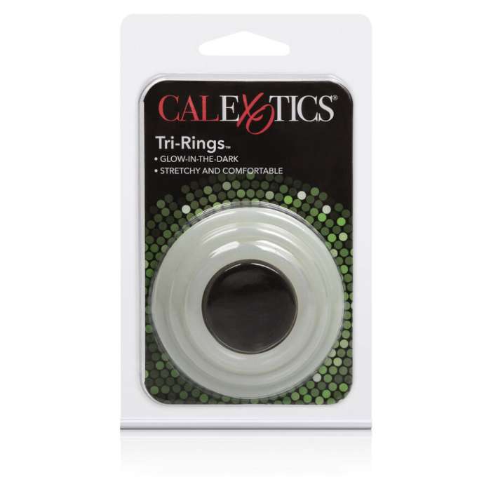 ANEIS PARA PÉNIS COM BRILHO - CALEX TRI-RINGS