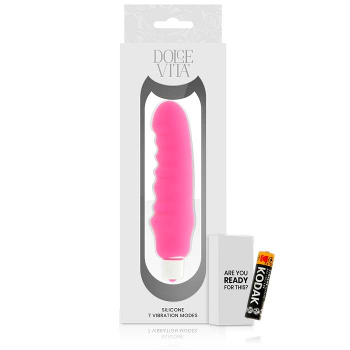 VIBRADOR DE SILICONE DOLCE VITA GENIUS PINK