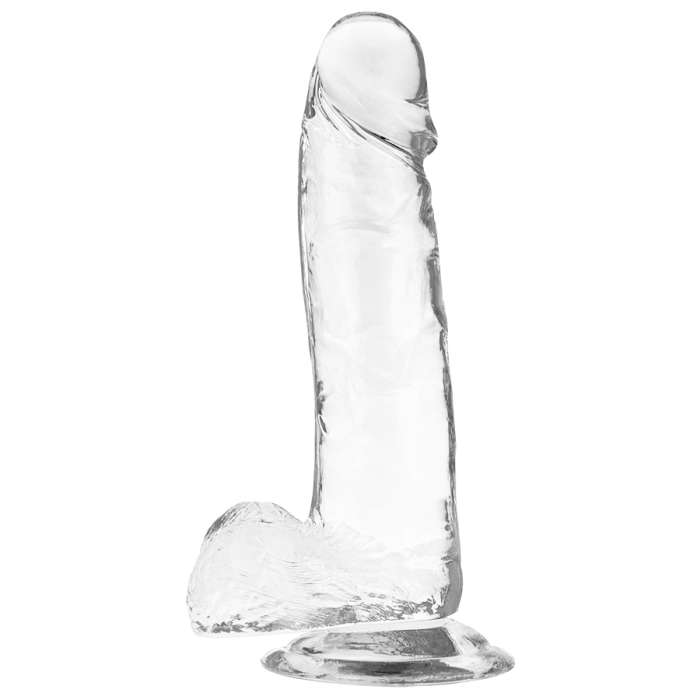 DILDO REALISTICO GELATINOSO - X CLEAR 20CM X 4.5CM