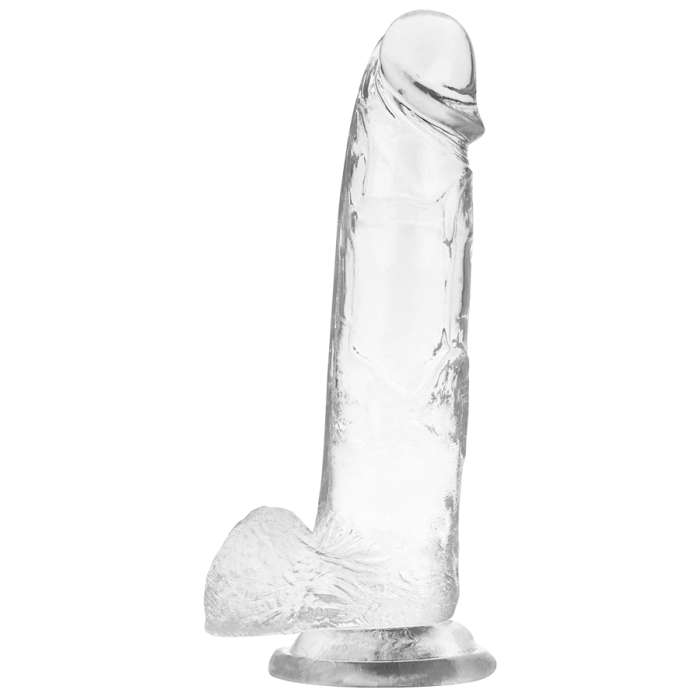 DILDO REALISTICO GELATINOSO -  X CLEAR 22 CM X 4,6 CM
