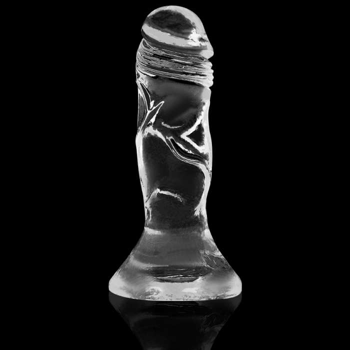 DILDO REALISTICO GELATINOSO -XRAY CLEAR COCK 12CM X 2.6CM