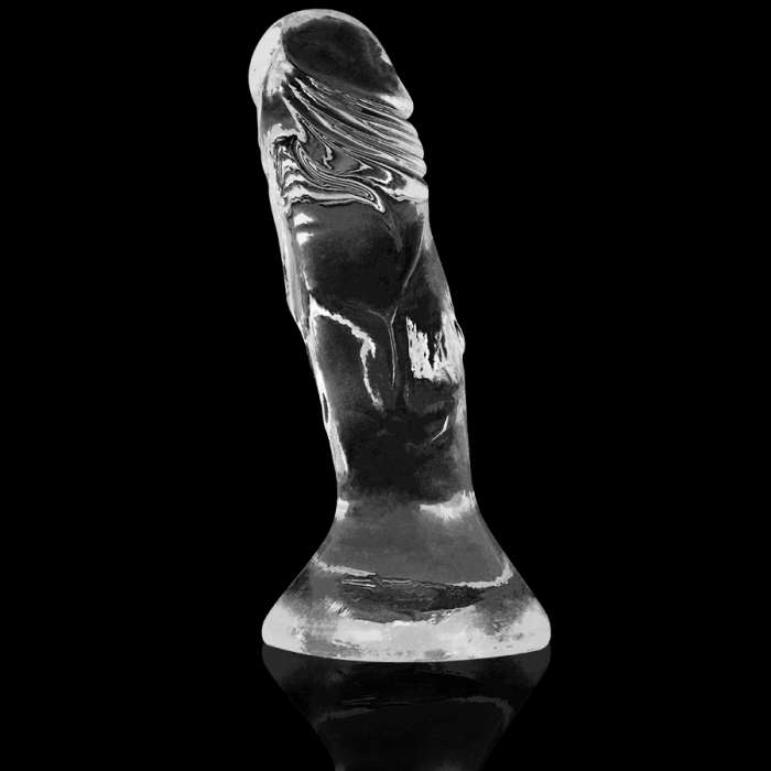 DILDO REALISTICO GELATINOSO -XRAY CLEAR COCK 12CM X 2.6CM